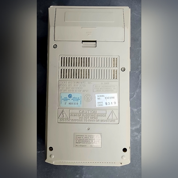 Original owner VintageTexas instruments program recorder. Working. EXTRA MANUALS - Picture 3 of 16